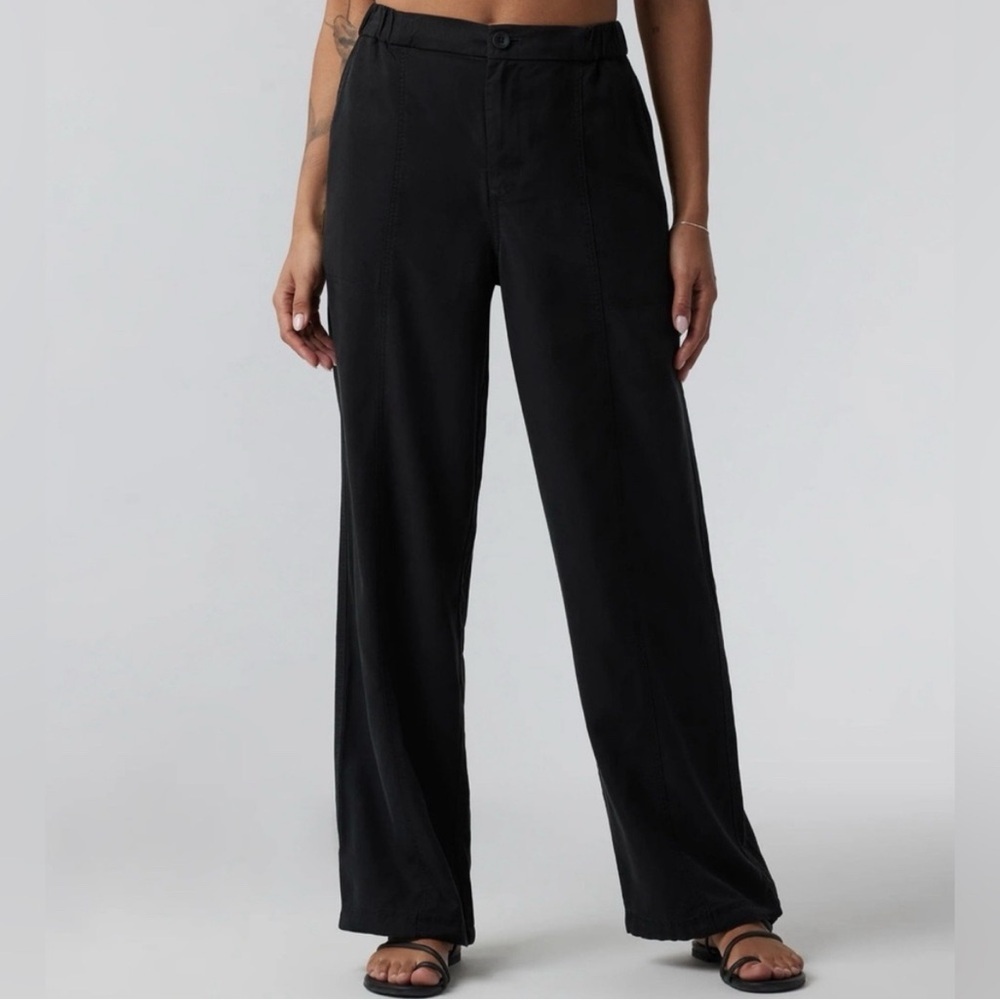 Vuori Women’s Coastline Pants In Washed Black Size Xs Nwot